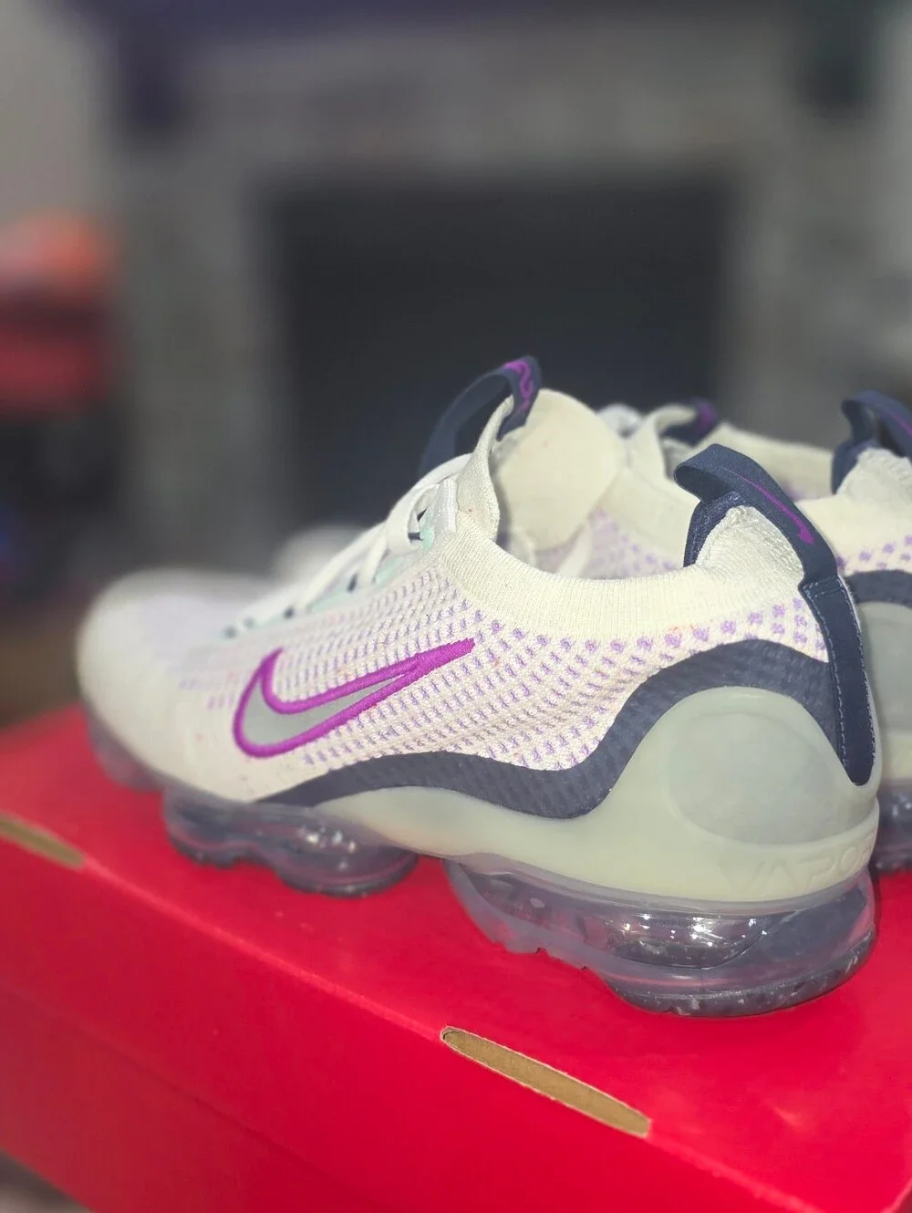 Nike Air VaporMax 2021 FK Violet Frost Midnight Navy Sneakers